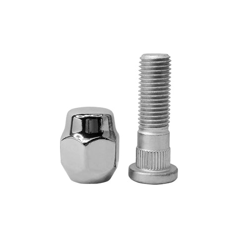 4 Pack M12X1.5 Chrome Wheel Lug Stud Nut Set For Mazda Cars Including Miata MX 5 2 3 5 6 CX Series MPV Protege RX 7 8 And More