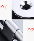 Close-up of Bright Zinc Alloy Dining Table Flap Hinge for Folding Tables highlighting screw hole and joint mechanism.
