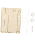 Wooden parts and tools from Hands On Physics Experiment Tools And Principle Kit For Students Real World Science Lab Set For Classroom Learning And Home Practice Perfect For Teachers And Curious Learners To Nail Core Physics Concepts