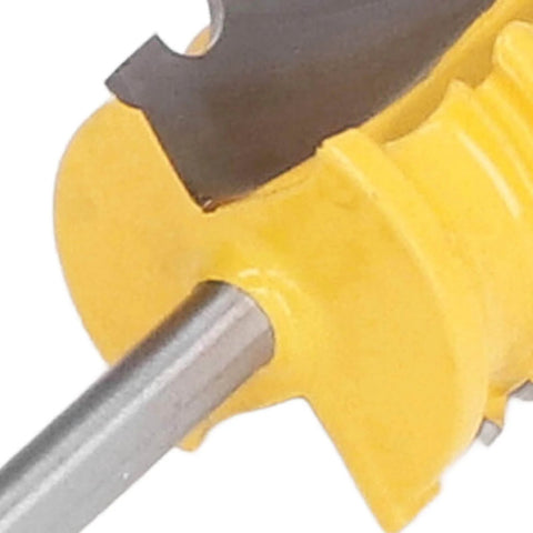 One Quarter Inch Shank Router Bit For Woodworking, Carbon Steel Alloy Cutter For Door Molding And Picture Frame Forming close-up