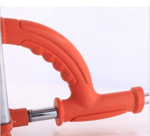 Heavy Duty Electric Paint Sprayer And Compact Mortar Gun handle close-up with ergonomic grip for comfortable use