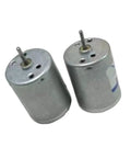 Built Tough Rk370 Dc Motor 6V 12V 24V 6000 8500Rpm High Speed Strong Magnetic Electric Machinery Component For Knockout Performance And Smooth Rotating Operation, showing two metal DC motors.