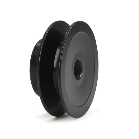 Single Groove Web Sheave For V Belt, 2.5 Inch Outside Diameter, 0.5 Inch Bore, Cast Iron Pulley, 1 Groove, Heavy Duty V-Belt Pulley