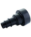 4 In 1 Modular Step Dust Collector Hose Adapters Kit For Shop Vac Versatile Fittings, close-up view of black detachable fitting.