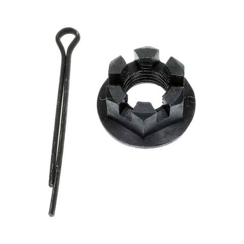 Super Sleek Steel Control Arm And Ball Joint For Kia Sedona Models 2006 To 2012 Replacement Part With Pressed Attachment Type Taper Stud Rubber Bushing Heavy Duty Black Fit Perfectly, black cotter pin and castle nut