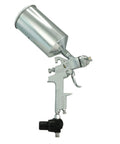 2.0mm HVLP Spray Gun With 1000ml Cup Beefy Stainless Needle Super Smooth Spray For Car Painting Auto Bodywork showcasing chrome finish and ergonomic grip.