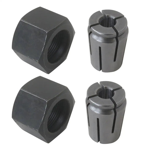 Upgraded Precision Machined Router Collet Kit For DeWalt DW621 DW618 And 1613 1618 Series Pro Grade Metal Construction