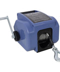 Heavy Duty 12V Electric Boat Winch With Wireless Remote, 6000 Lbs Rolling Capacity For Trailer Truck Marine Use Auto Brake System, High Power Pulling Winch Rig To Launch Your Ride Smoothly, featuring steel cable and hand crank.