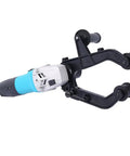 Heavy Duty 1300W Belt Sander For Pipe And Tube Polishin' At Up To 3200Rpm featuring a dual-roller design for efficient metal and wood polishing.