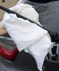 Reclaimed White Cotton Shop Rags 25 Lb Box, 18 Inch Towels, Bulk Cleaning Towels for Dusting Polishing Staining, Garage Or Workshop Use, 75 to 125 Towels