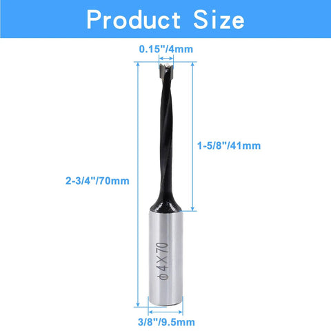 Top Shelf Carbide Tip Forstner Drill Bit Built Heavy With A Sturdy Carbon Steel Shaft And Razor Sharp Edge To Knock Out Precise Flat Bottom Holes Quickly, product size details.