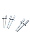 All In One Aluminum Blind Rivet Kit with 12 sizes and 260 pieces assorted rivets for metalwork, furniture, and automotive projects