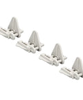 Rock Solid Left Pontoon Gate Latch Fits 1 To 1.25 Inch Square Boat Frames Heavy Duty secure fasteners in four pack.