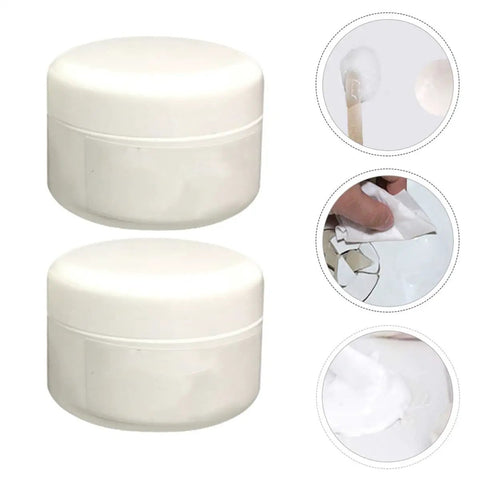 Two Pack Ceramic Repair Paste Tile Kit With Quick Drying Adhesive For Chips Scratches And Dents On Porcelain And Enamel Surfaces Restores Color And Smooths Cracks And Provides A Barely There Finish For A Clean Fresh Look