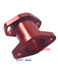 Red CNC aluminum fitting for Intake Manifold Kit With Inlet Pipe Gasket And Screws For Predator 301cc 420cc 13hp 15hp Engines On Mini Bike Go Kart