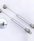Two Pack 18 Lb Heavy Duty Hydraulic Gas Strut Lift Supports For Cabinets And Kitchen Cabinet Doors 80 N Load 7 Inch Closed Length
