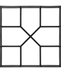 Black plastic form of Dope Geometric Stone Molds For Concrete Stepping Stones Pavers Walkways Patios Lawns And Gardens Outdoor Decor For Modern Landscaping