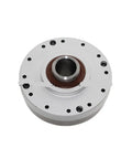 Heavy Hitter Industrial Robot Hollow Harmonic Reducer With Built Tough 1 To 120 Shaft and Smooth Operator Servo Motor Precision Gearbox Assembly, close-up view.