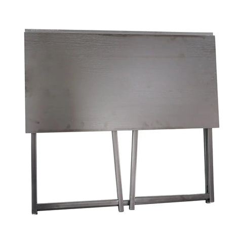Rock Solid Collapsible Gaming Desk, No Sweat Folding Laptop Table For Home Office Hustle, black folding desk with metal legs.