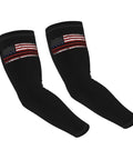 Performance Cooling Arm Sleeves Provide Heavy Duty Sun Defense And Uv Guard Ice Silk For Outdoor Use with American Flag Design