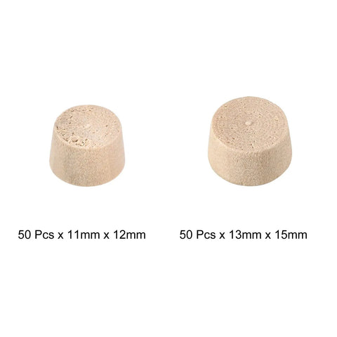 Premium Cherry Wood Button Top Plugs Hundred Pack Slick Snug Fit For Half And Seven Sixteenths Holes Conceals Screw Marks No Sweat Cabinetry Fixes And Weekend Builds Sands Dang Smooth For A Heckuva Finish