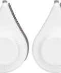 Zigbee Water Leak Sensor With Dripping Detection And 120 dB Alarm, 2 Pack No Fuss Setup, Real Time App Alerts, Works With Home Assistant And Compatible Zigbee Hubs, Batteries Included, Easy Floor Placement In Kitchen Basement Laundry, two white sensors