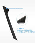 CARMOCAR A-Pillar front molding windshield outer trim, passenger-side, black plastic for Ford Explorer 2011–2019