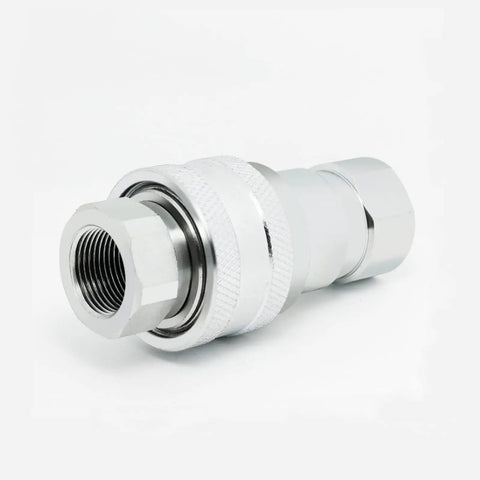3/4 Inch NPT ISO 5675 Hydraulic Quick Connect Coupler Pioneer Style Agricultural Tractor Couplings Durable Hardened Steel Body