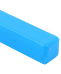 Close-up of 3/32 Inch B 3/16 X 6-3/4 HSS Keyway Broach Set plastic casing, blue rectangular shape, for manual broaching storage