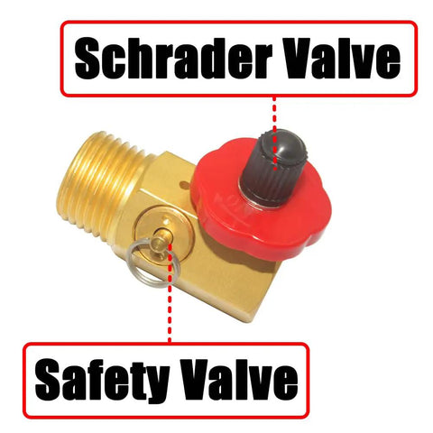 Slick Plug And Play Aluminum Air Tank Manifold Featuring Quick Connect Fitting And Pressure Gauge Coupler For Shop Compressor Rigs Hella Tough Multi Port Valve Distribution Unit with Schrader and Safety valves.