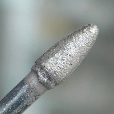 Close-up of an 8 Pcs Heavy Duty Sintered Diamond Grinding Bit compatible with rotary tools featuring a 6Mm shank.