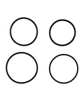 Hydraulic Seal Kit For Bush Hog Front End Loader Cylinders Two And Quarter Inch Cylinder With One And A Half Inch Rod Replacement Seals For 2400QT 2425QT 2440QT 2445QT 2840QT 2845QT black seal rings