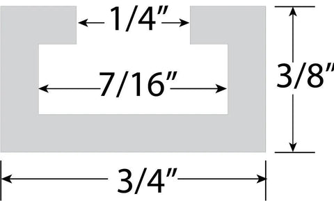 24 Inch Aluminum Mini T Track For Jigs And Fixtures Pretty Dang Tough Shop Essential With No Sweat Setup perfect dimensions diagram