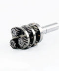 Close-up of the gear assembly from a 12V 24V DC Low Speed Long Life 42mm Planetary Gearbox Motor Brushed Gearmotor For Beefy Torque
