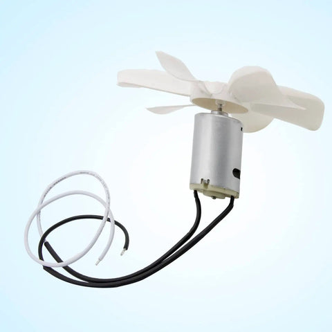 6 Inch RV Vent Fan Motor Replacement With Blade, 12V D Shaft RV Vent Motor Replacement for Camper, Travel Trailer and Motorhome