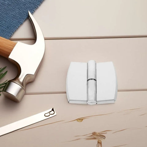 Self Closing Stainless Steel Door Hinges For Public Restrooms No Fuss Adjustable Spring Hinge Set For Glass And Wood Doors