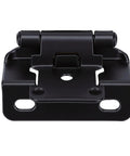 Self Closing Cabinet Hinges Half Inch Overlay Matte Black Steel For Face Frame Kitchen Cupboard Doors With Installation Screws
