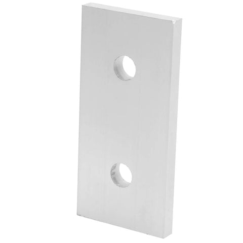 Aluminum Brace Bracket 10 Pack Two Hole Joining Plates For 2020 Aluminum Profiles Oxidized Finish 40mm X 18mm X 4mm