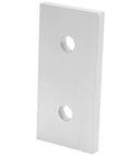 10 Pack Flat Mending Plates With 2 Holes Aluminum Brackets For Tables Cabinets And Bookshelves Easy Install For Vertical Joints