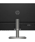 Back view of a 24 Inch FHD IPS Monitor With Anti Glare Flicker Free Tech, featuring HDMI and VGA ports, sleek black gray finish.
