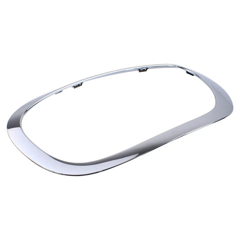 2Pcs Front Driver And Passenger Side Headlight Trim Ring For Mini Cooper Countryman 2017 2024 Silver Finish No Fuss Easy Install Durable Shiny Cosmetic Accent Kit