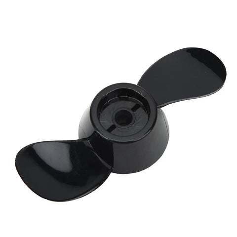 Two Blade Plastic Outboard Propeller Kit For 12V 24V Boat Engines, Beefy Thickened Engineering Plastic Replacement Prop For Small Motors, Shallow Water Ready, Durable, Easy Install
