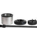 Pin and Bushing Adapter 15041 for Heavy Duty Semi Trucks and Equipment, metallic components laid out, compatibility with Starter Kit 15000