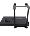 Kickass External Gpu Dock Station Featuring Ocuklink Pcie 4.0 X4 64Gbps Transfer, Plug And Play Pcie X16 Bay, black metal riser box with dual power connectivity.