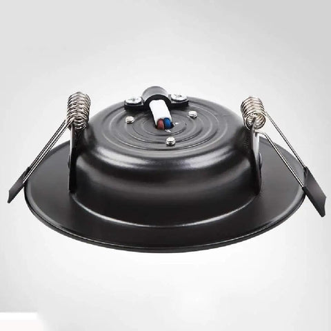 WKNHHL Recessed Lighting Housing Trim Kits Ultra Thin Aluminum Recessed Downlight Round LED back housing for ceiling installation.