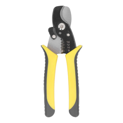 Heavy Duty Multifunctional Wire Stripper And Cutter High Hardness Alloy Steel Design With Comfortable Pvc Tpr Grip