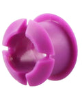 Purple bushing from 2Piece Transmission Shift Cable Bushing Kit To Fix Loose Sloppy Shifter Gear Selector For multiple car brands
