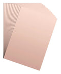 2.8x4 Inch Single Sided Copper Clad Laminate PCB Kit Pack Of 12 Sheets, 1mm FR4 Copper Plated Prototyping Boards