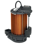 Tough As Nails One Half Hp Automatic Aluminum Submersible Sump Pump showing automatic float switch and durable design.