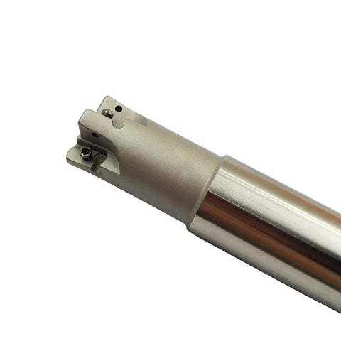 LNMU03 C25 25 150 4T Fast Feed Rough Milling Cutter For 90 Degree Indexable End Mill Tool Holder EXN03R close-up view